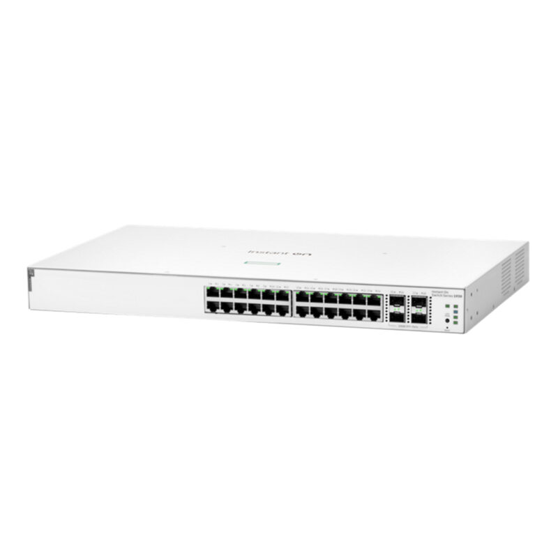 HPE Networking Instant On 1930 24-port PoE GbE Smart Managed Switch with 4x SFP+ Ports