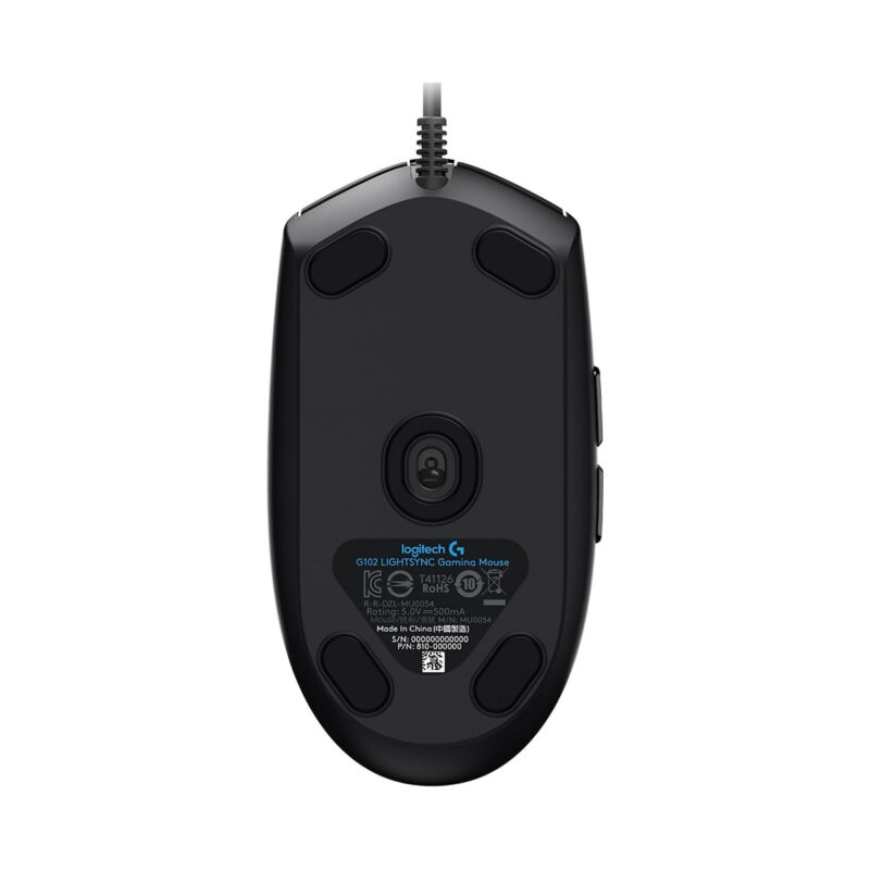 Logitech G102 LIGHTSYNC 8,000 DPI RGB Black Wired Gaming Mouse