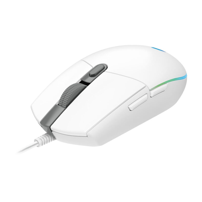 Logitech G102 LIGHTSYNC 8,000 DPI RGB White Wired Gaming Mouse