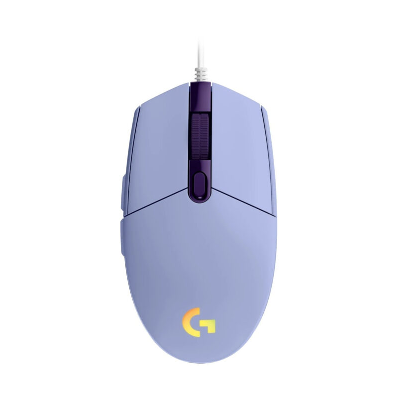 Logitech G102 LIGHTSYNC 8,000 DPI RGB Lilac Wired Gaming Mouse