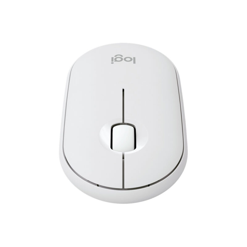 Logitech Pebble Mouse 2 M350S Ambidextrous Wireless Tonal White Optical Mouse