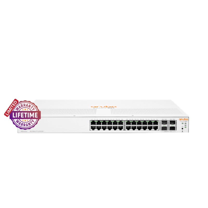 HPE Networking Instant On 1930 24-port PoE GbE Smart Managed Switch with 4x SFP+ Ports