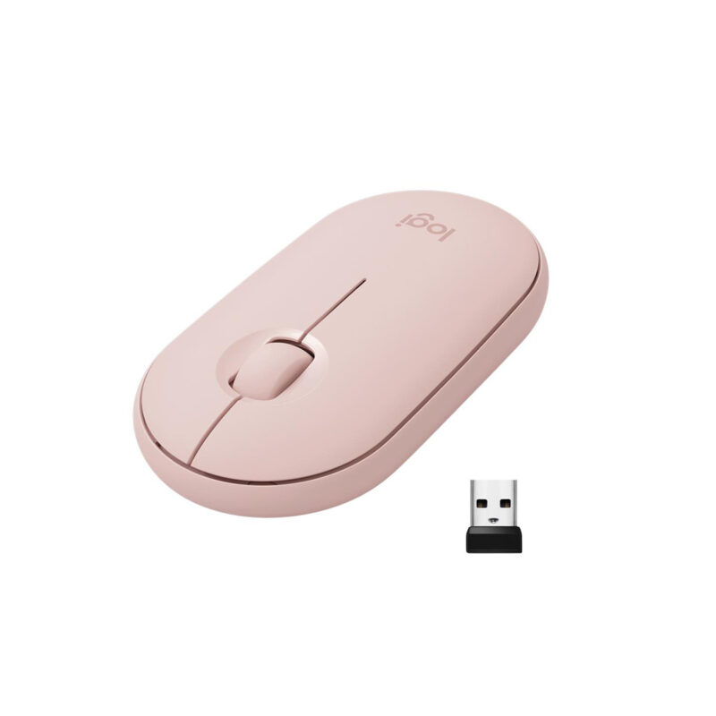 Logitech Pebble M350 1000DPI Optical Sensor Wireless Mouse - Rose