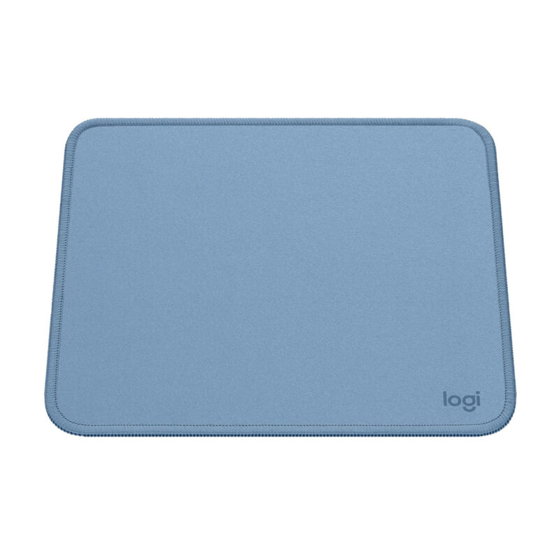 Logitech Studio Anti-Slip Spill Resistant Recycled Polyester Mouse Mat - Blue Grey