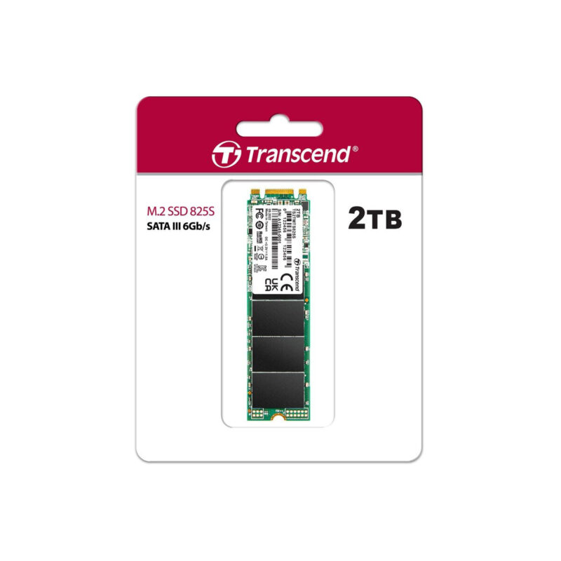 2TB Transcend 825S M.2 2280 Key B & M SATA 3.0 6Gb/s Solid State Drive