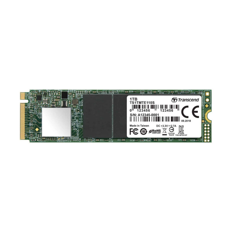 1TB Transcend 110S M.2 (2280) PCIe 3.0 x4 NVMe Solid State Drive