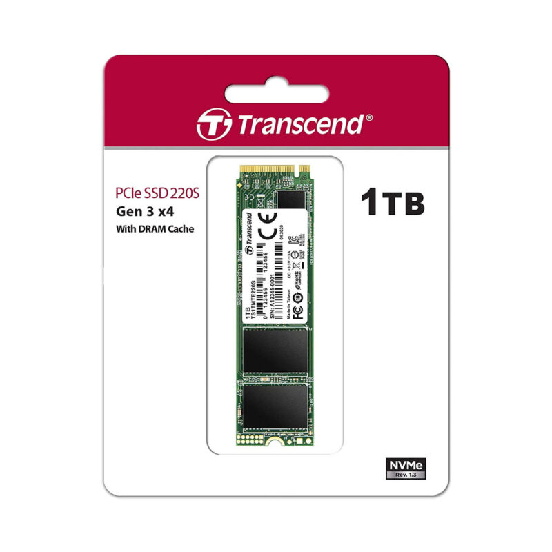 1TB Transcend 110S M.2 (2280) PCIe 3.0 x4 NVMe Solid State Drive