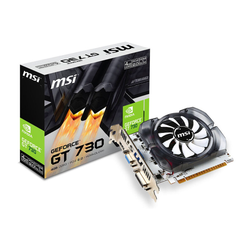 MSI GeForce GT 4GB DDR3 128-bit PCIe 2.0 Desktop Graphics Card