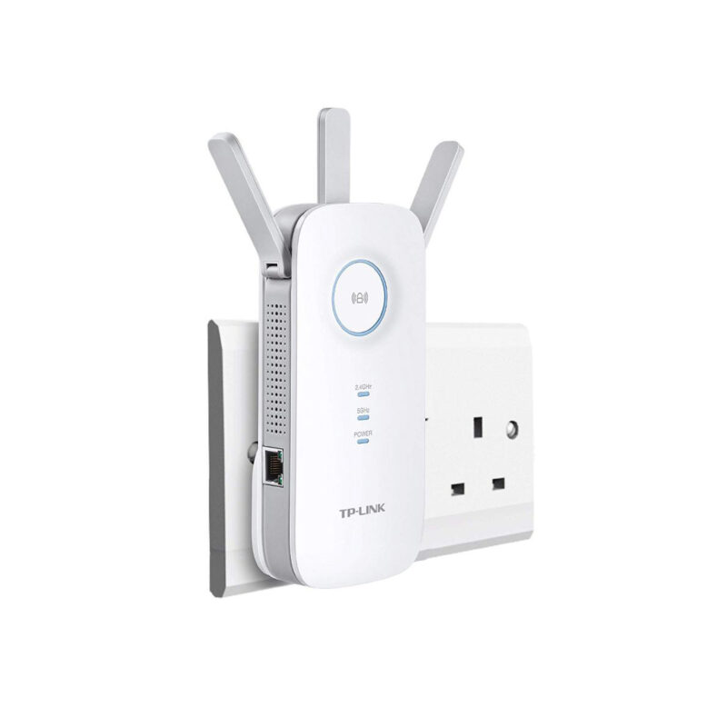 TP-Link RE450 Network Extender Transmitter White 10 100 1000 Mbit/s