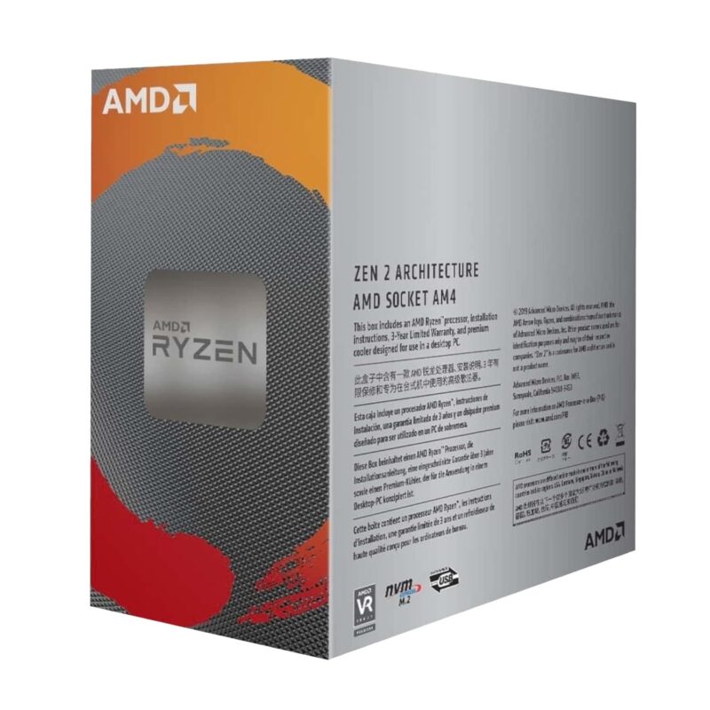 AMD RYZEN 5 3600 6-Core 3.6GHZ AM4 CPU