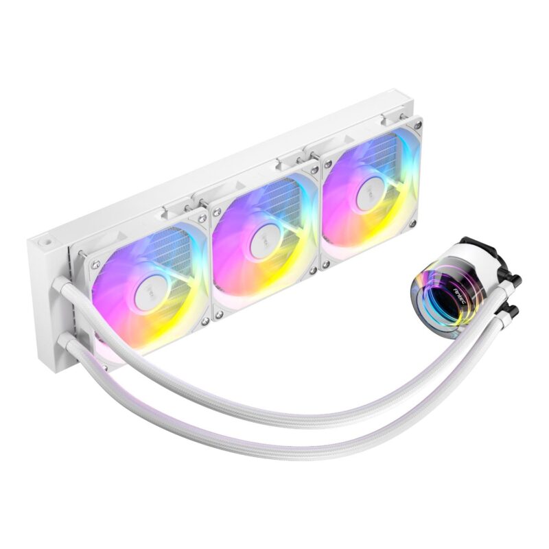 Antec VORTEX LUM 360 ARGB AIO CPU Liquid Cooler - White