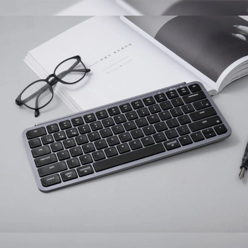 Keychron B1 Pro Ultra-Slim 75% Wireless Keyboard - Space Grey