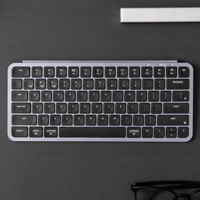 Keychron B1 Pro Ultra-Slim 75% Wireless Keyboard - Space Grey