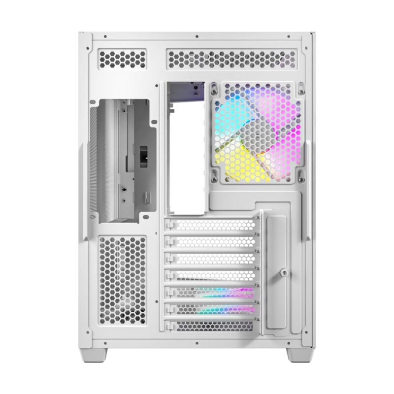 Antec C5 ARGB ATX DUAL Mid Tower Gaming Chassis – White