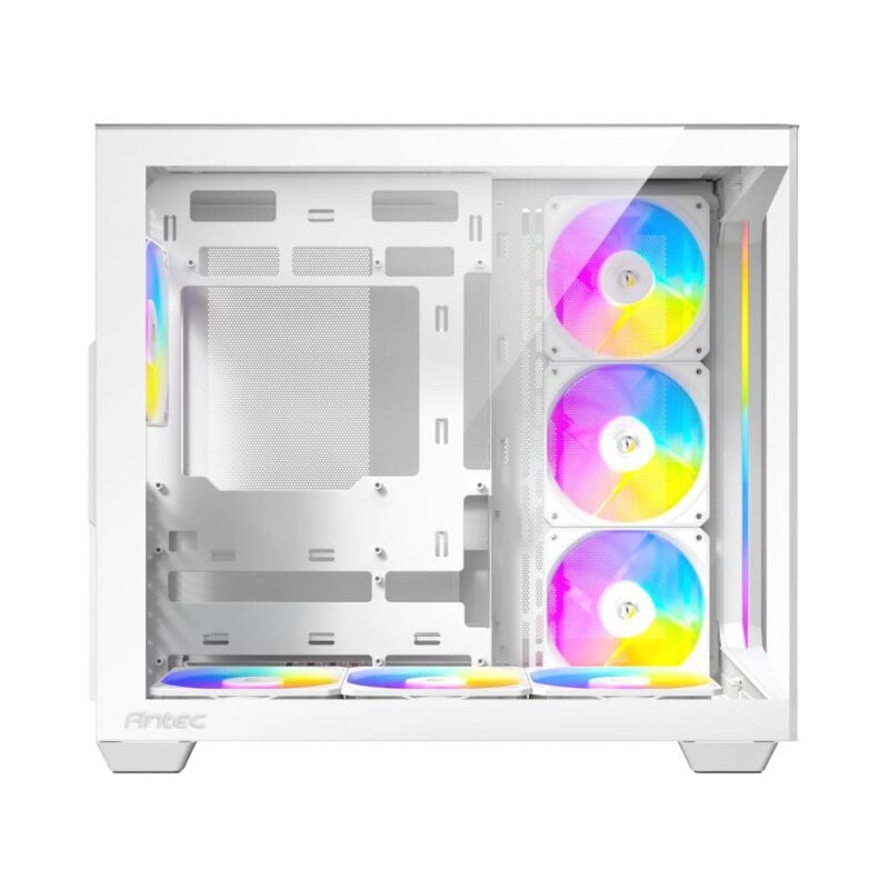 Antec C5 ARGB ATX DUAL Mid Tower Gaming Chassis – White