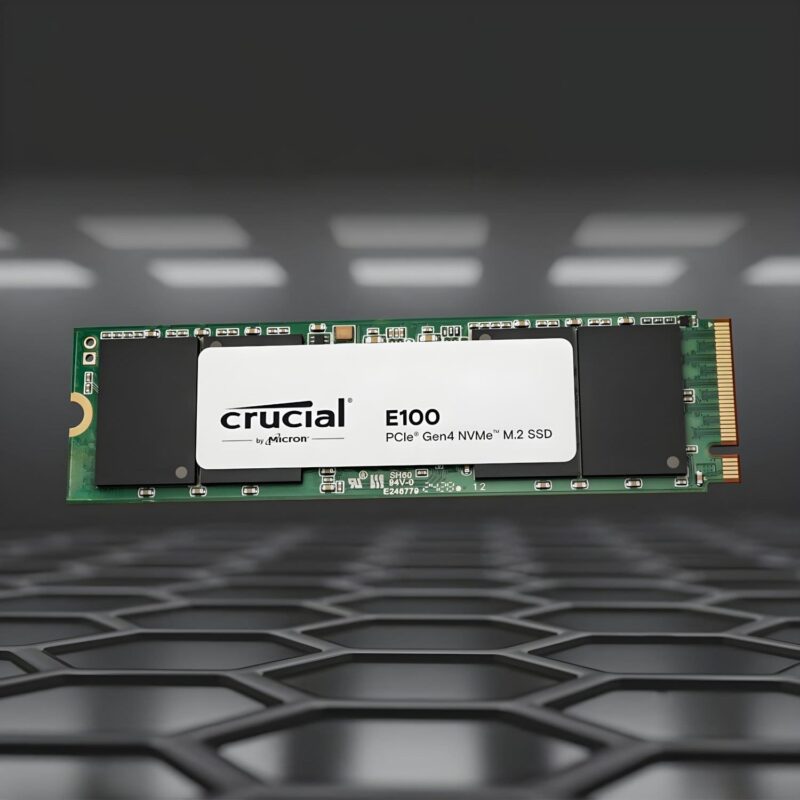 480GB Crucial E100 PCIe Gen4 2280 NVMe M.2 SSD