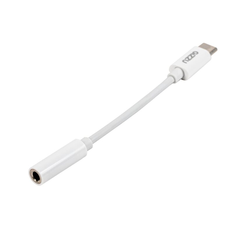 Gizzu USB Type-C to 3.5mm AUX Audio Adapter - White