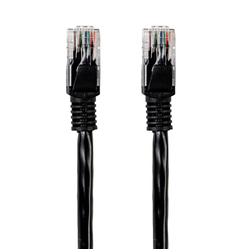 Gizzu Cat6 UTP Fly Lead Ethernet Network Cable 20cm - Black