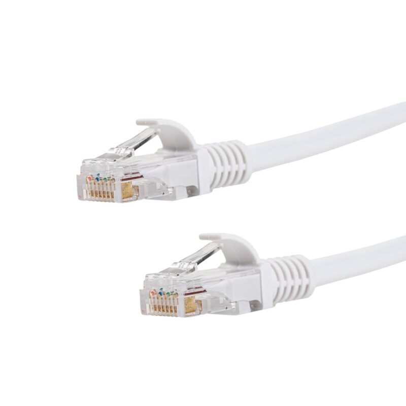 Gizzu Cat6 UTP Fly Lead Ethernet Network Cable 20cm - White