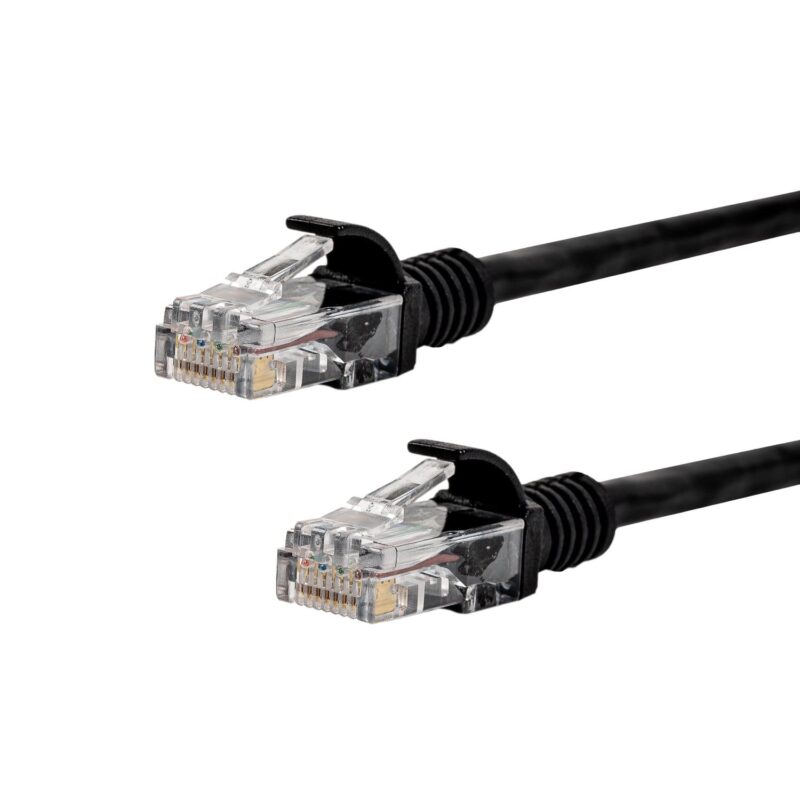 Gizzu Cat6 UTP Fly Lead Ethernet Network Cable 3m – Black