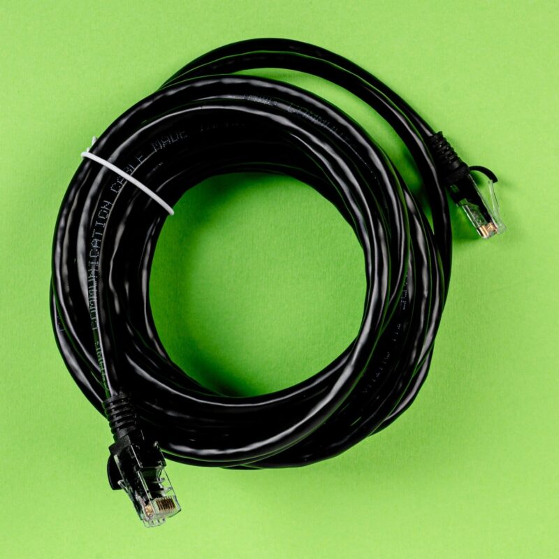 Gizzu Cat6 UTP Fly Lead Ethernet Network Cable 5m – Black