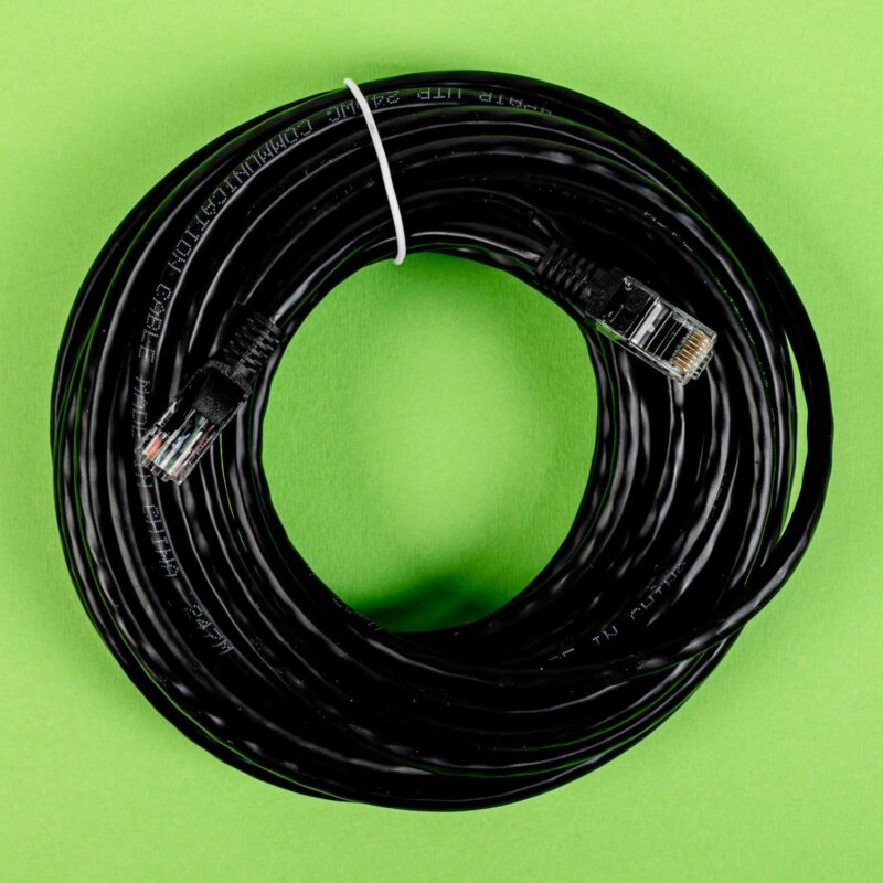 Gizzu Cat6 UTP Fly Lead Ethernet Network Cable 10m – Black