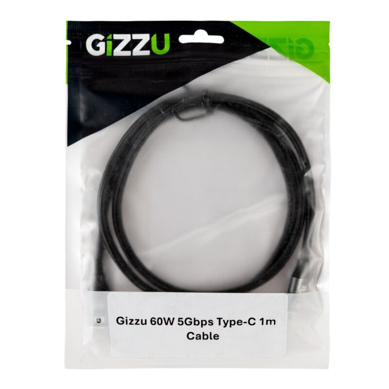 GIZZU 60W 5Gbps Type-C 1m Cable