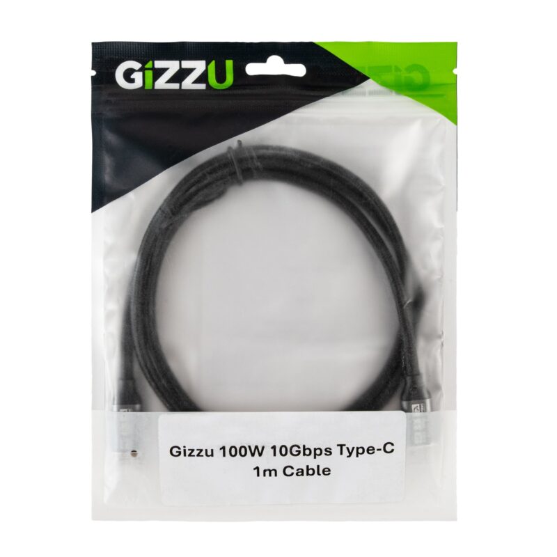 GIZZU 100W 10Gbps Type-C 1m Cable