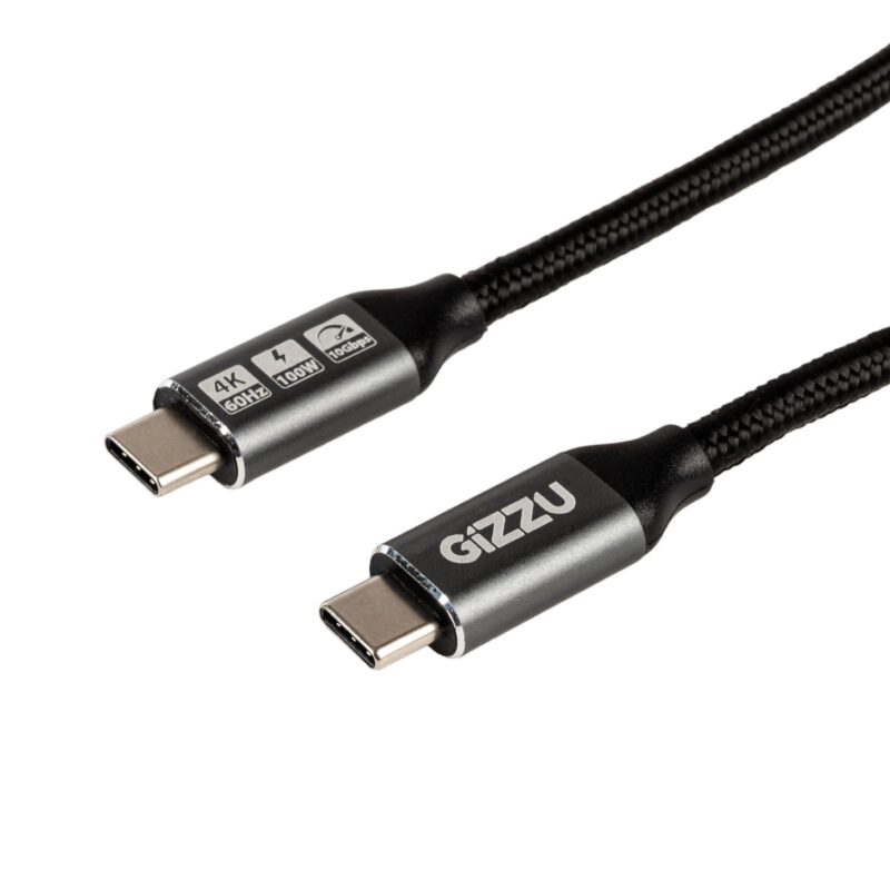 GIZZU 100W 10Gbps Type-C 1m Cable