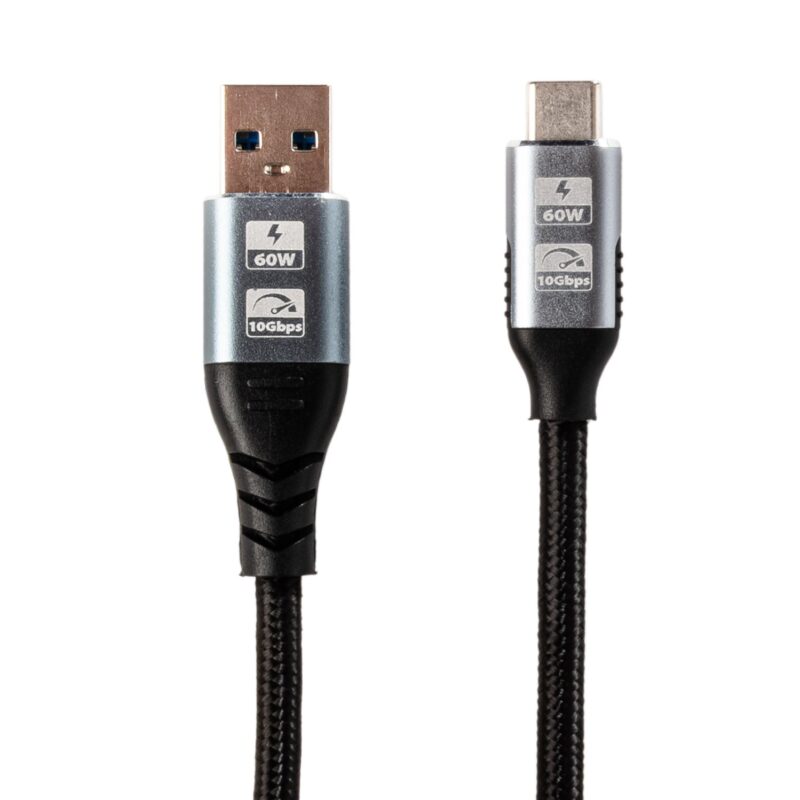 GIZZU 60W 10Gbps USB to Type-C 1m Cable