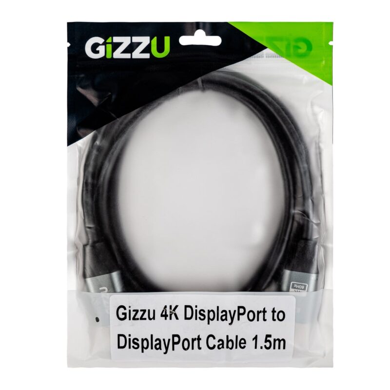 Gizzu 4K60Hz DisplayPort to DisplayPort Cable 1.5M