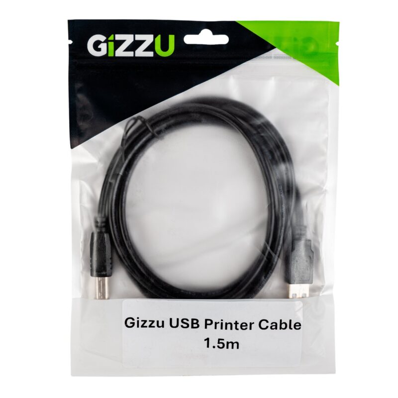 Gizzu USB2.0 Printer Cable 1.5M