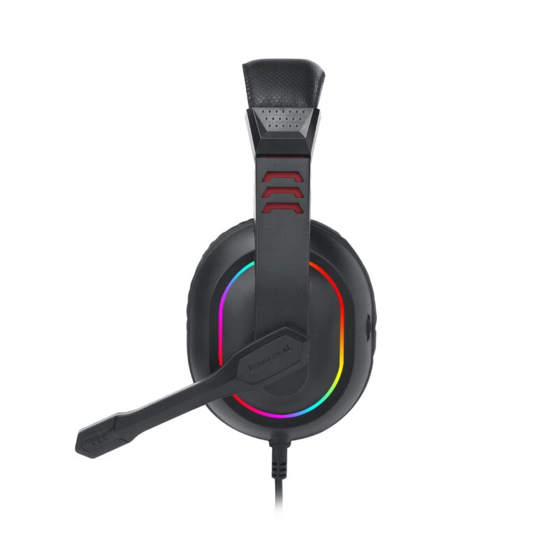 Redragon Over-Ear ARES Aux RGB Gaming Headset - Black