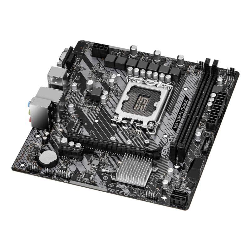 ASRock H610M-HVS/M.2 R2.0 Intel LGA 1700 m-ATX Motherboard