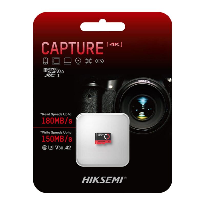 256GB Hiksemi Capture V30 MicroSDXC (Without Adapter)