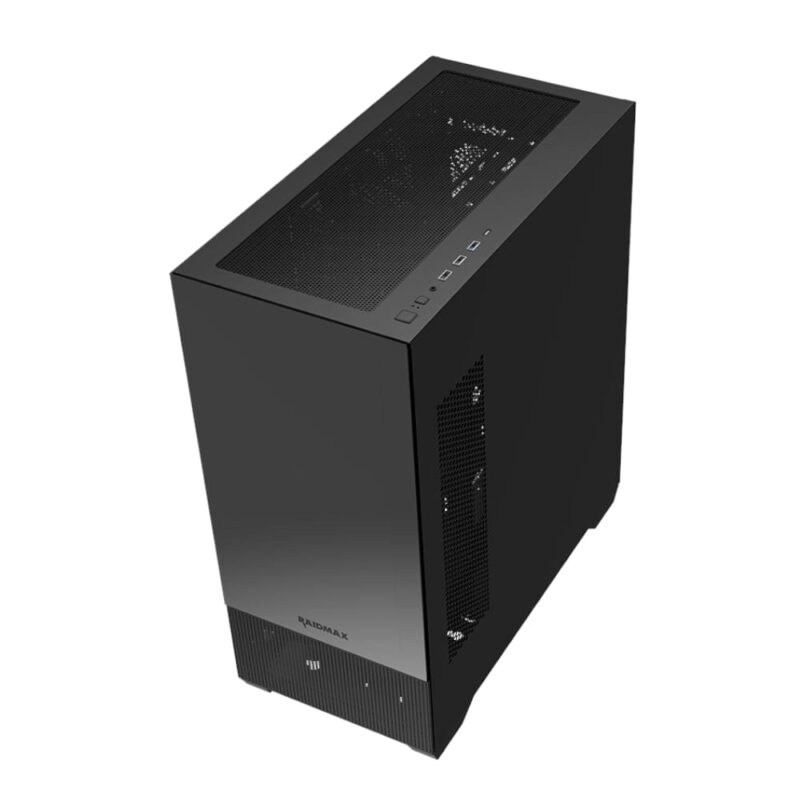 Raidmax I801 AIR CHROME E-ATX |ATX | Micro-ATX | Mini-ITX ARGB Mid-Tower Gaming Chassis - Black