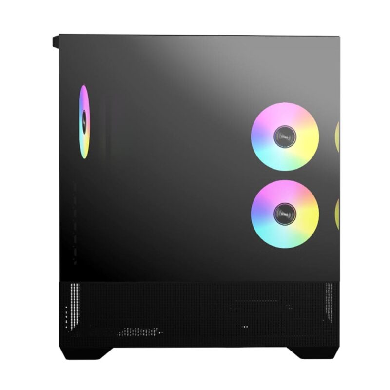 Raidmax I801 AIR CHROME E-ATX |ATX | Micro-ATX | Mini-ITX ARGB Mid-Tower Gaming Chassis - Black