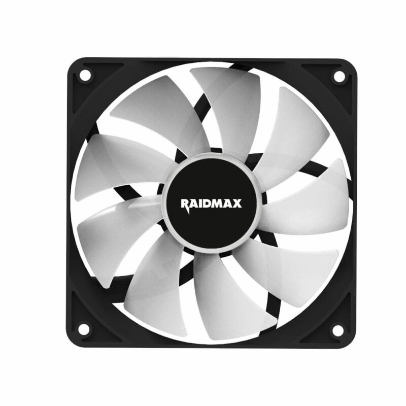 Raidmax NVX120FBDC4 120mm 3pin ARGB 4in1 Fan - Black