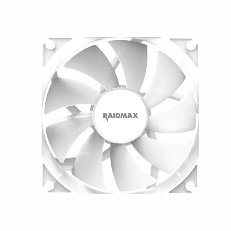 Raidmax NVX120FWDC4 120mm 3pin ARGB 4in1 Fan - White