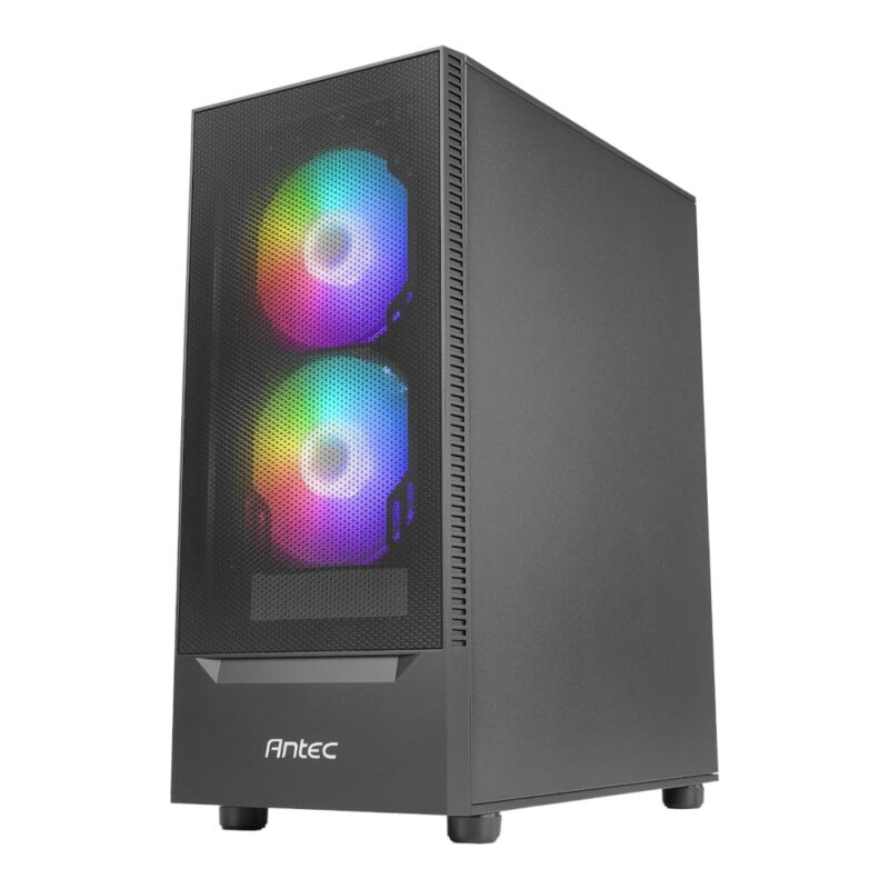 Antec NX410 V2 ATX | Micro-ATX | ITX ARGB Mid-Tower Gaming Chassis - Black