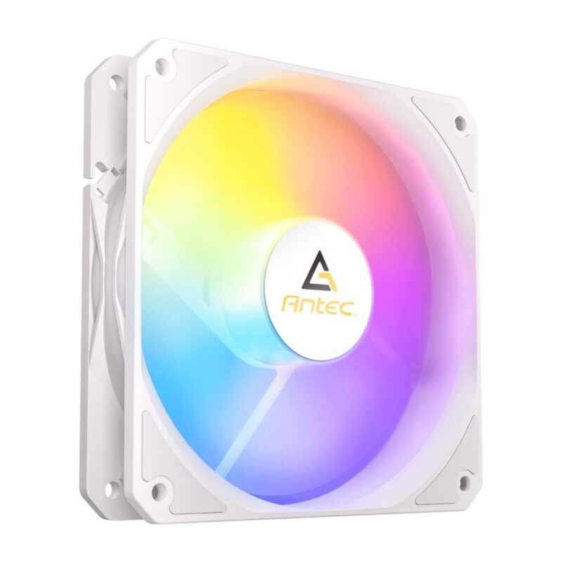 Antec P12 PWM 120mm ARGB Reverse Case Fan - White