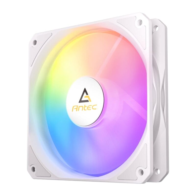 Antec P12 PWM 120mm ARGB Reverse Case Fan - White