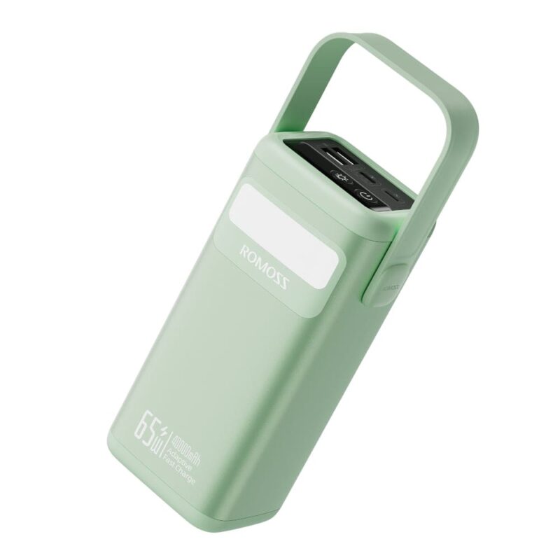 Romoss PMT40 EZCarry Pro 40000mAh 65W Fast Charge Power Bank - Green