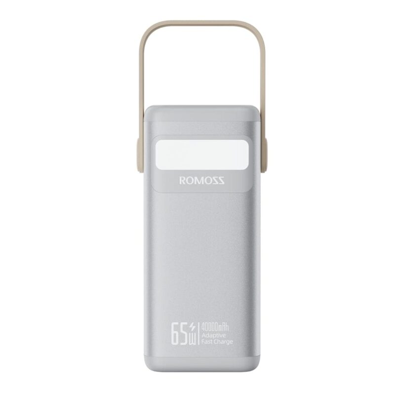 Romoss PMT40 EZCarry Pro 40000mAh 65W Fast Charge Power Bank - Silver