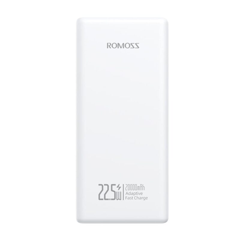 Romoss PRC20 20000mAh 22.5W Fast Charge Power Bank – White