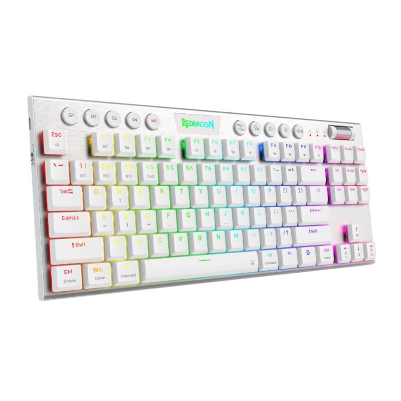 Redragon K621W HORUS PRO RGB TKL RGB Mechanical Gaming Keyboard - White