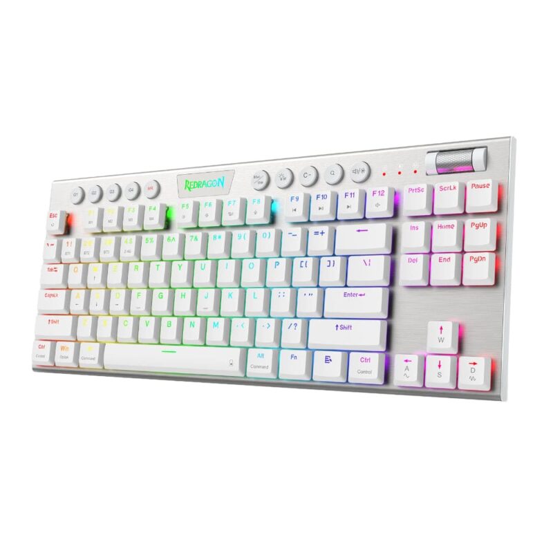 Redragon K621W HORUS PRO RGB TKL RGB Mechanical Gaming Keyboard - White