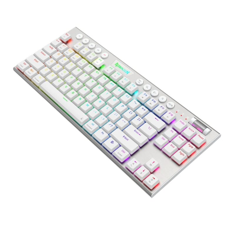 Redragon K621W HORUS PRO RGB TKL RGB Mechanical Gaming Keyboard - White