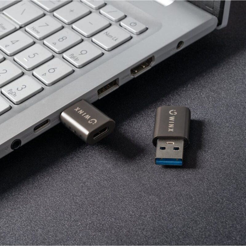 WINX LINK Simple USB to Type-C Adapter Dual Pack