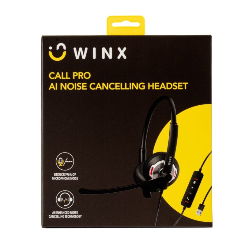 WINX CALL Pro AI Noise Cancelling Mic Headset